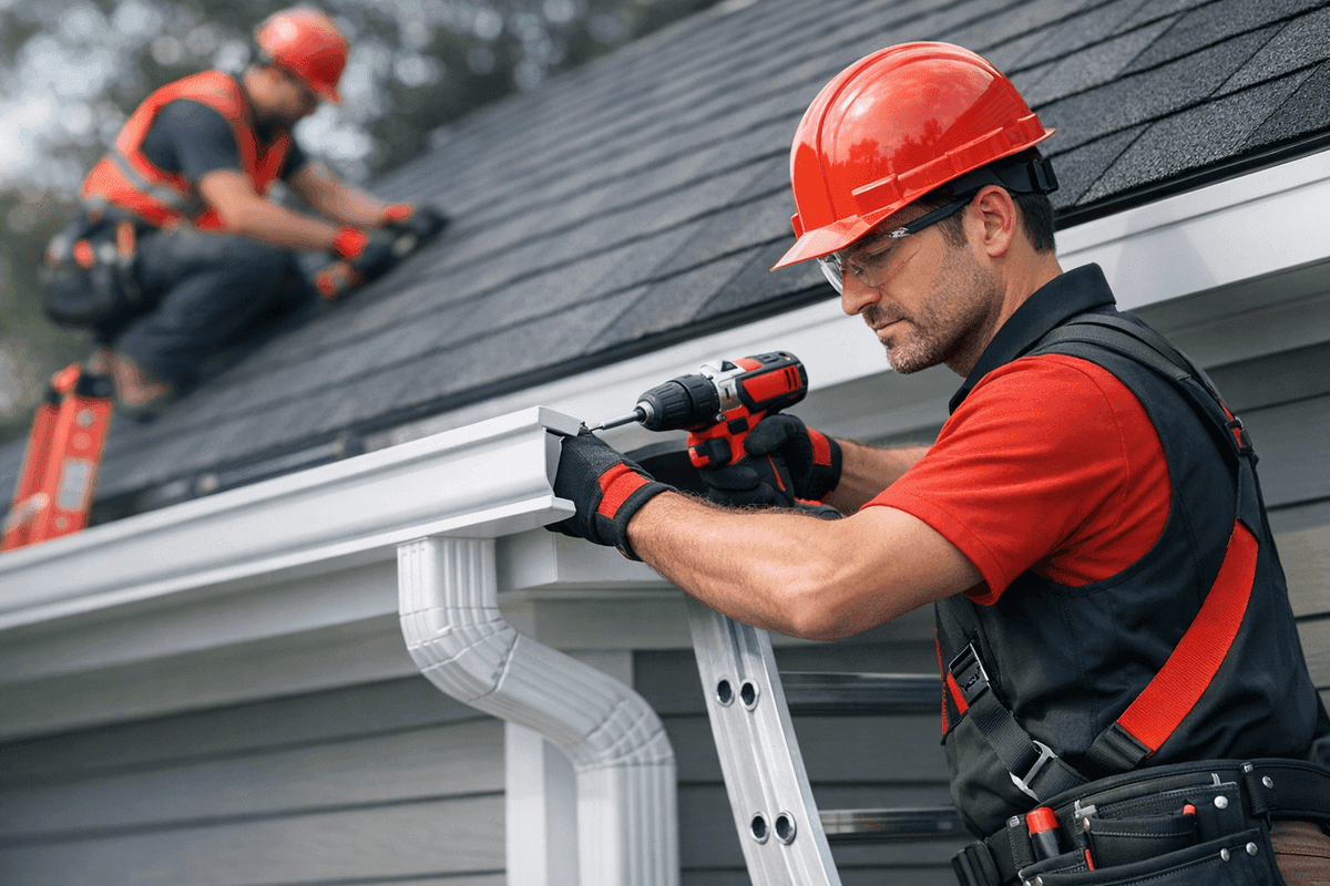 Gutter Installation service by Schaefer Exteriors