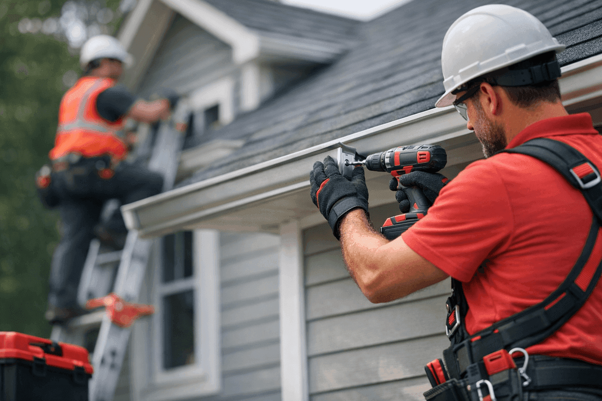 Gutter Repair service by Schaefer Exteriors