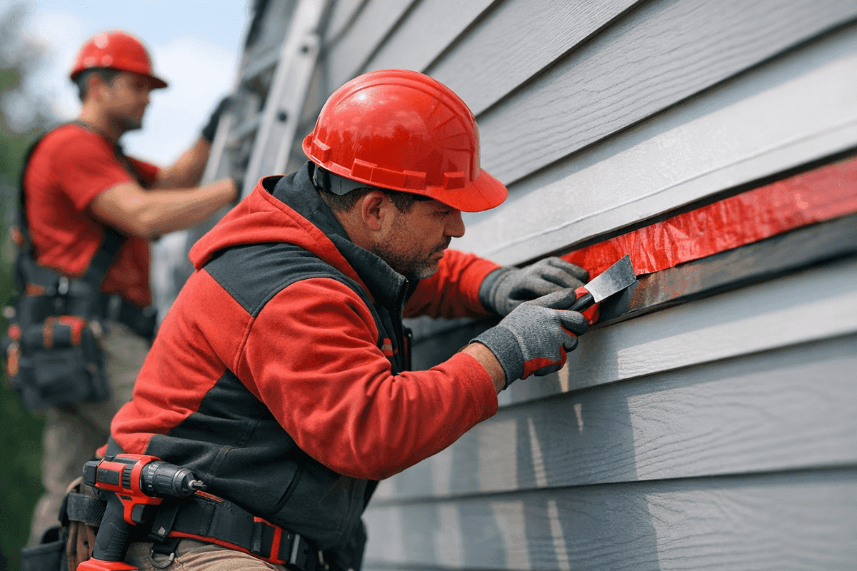 Siding Flashing Repair service by Schaefer Exteriors