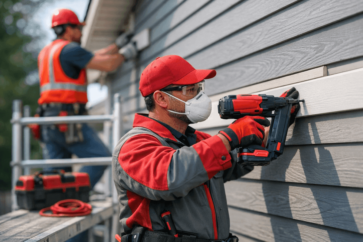 Siding Trim Repair service by Schaefer Exteriors