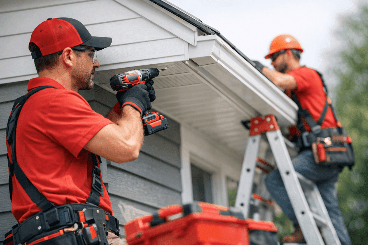 Soffit and Fascia Repair service by Schaefer Exteriors
