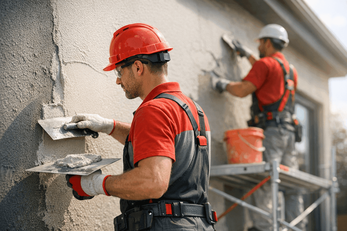 Stucco Siding Installation service by Schaefer Exteriors